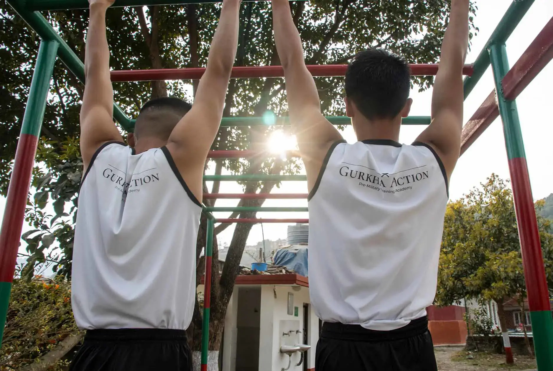 Happy Students during training Jungle Gym
